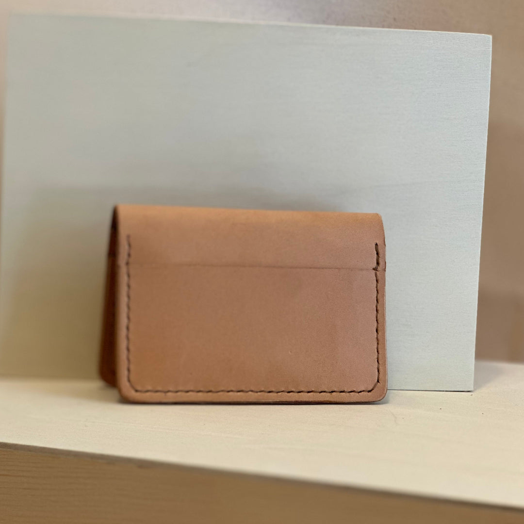 Our Veg Tan Six Card Wallets are handmade from high quality top grain solid leather.  Durable and built to last with plenty of room to carry everything you need and then some.  Designed for those who like to be prepared.  Slim and stylish enough for daily use.