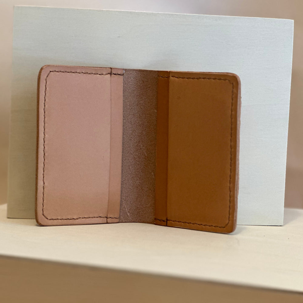 Our Veg Tan Six Card Wallets are handmade from high quality top grain solid leather.  Durable and built to last with plenty of room to carry everything you need and then some.  Designed for those who like to be prepared.  Slim and stylish enough for daily use.