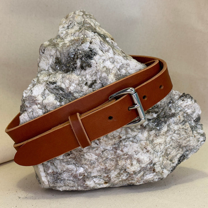 Handmade London Tan Leather Belt