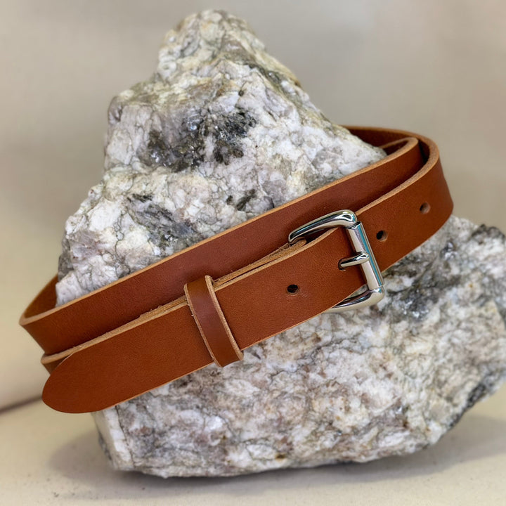 Handmade London Tan Leather Belt