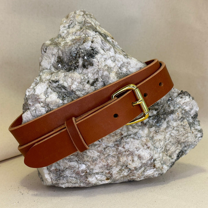 Handmade London Tan Leather Belt