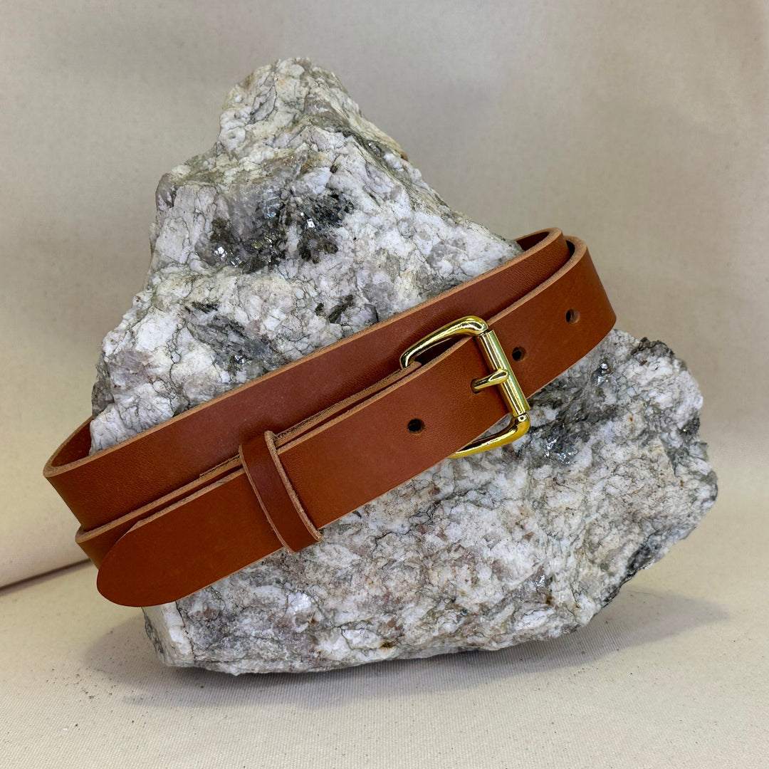 Handmade London Tan Leather Belt