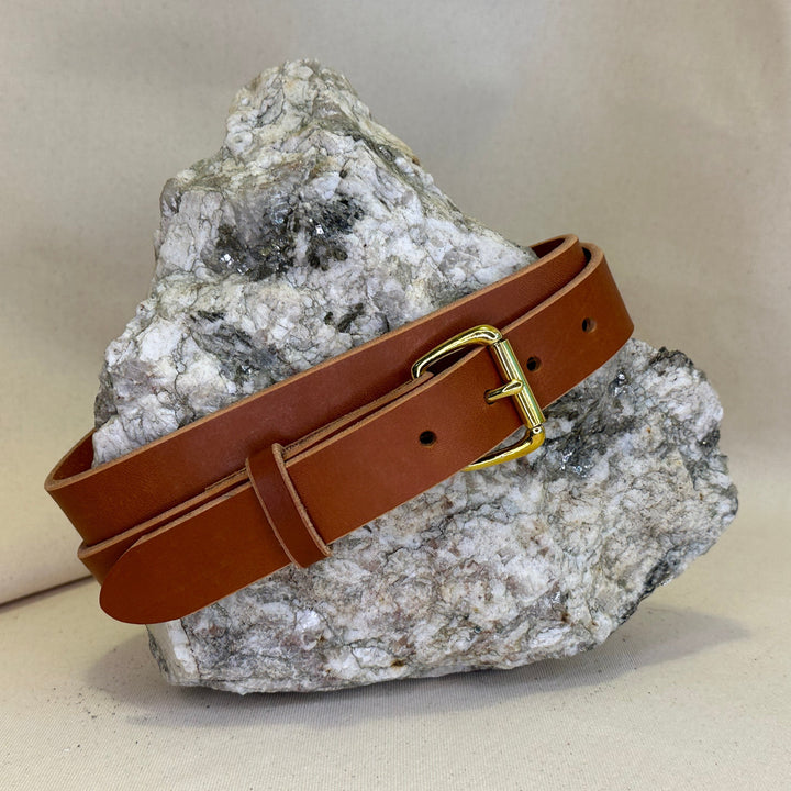 Handmade London Tan Leather Belt