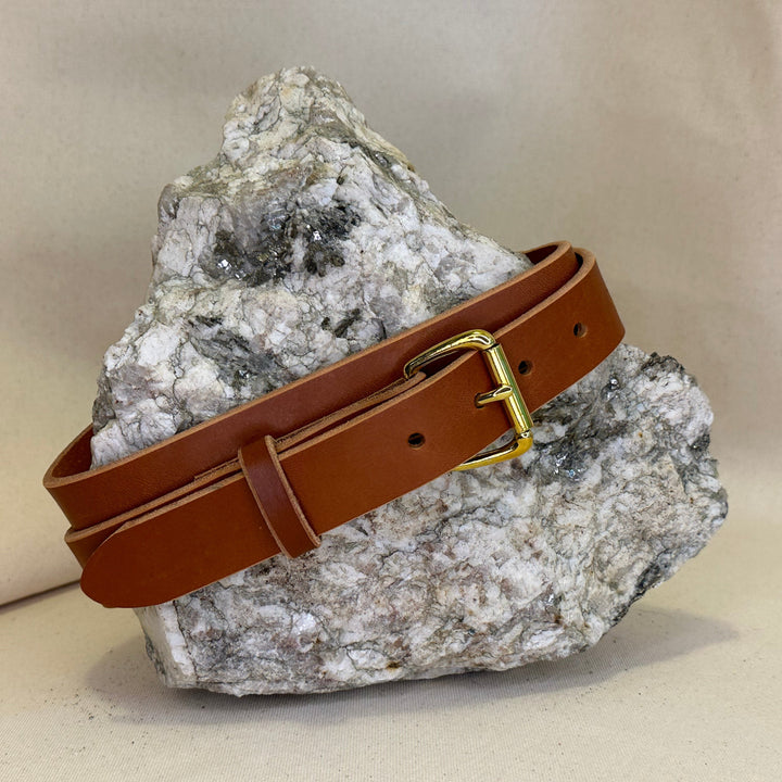 Handmade London Tan Leather Belt
