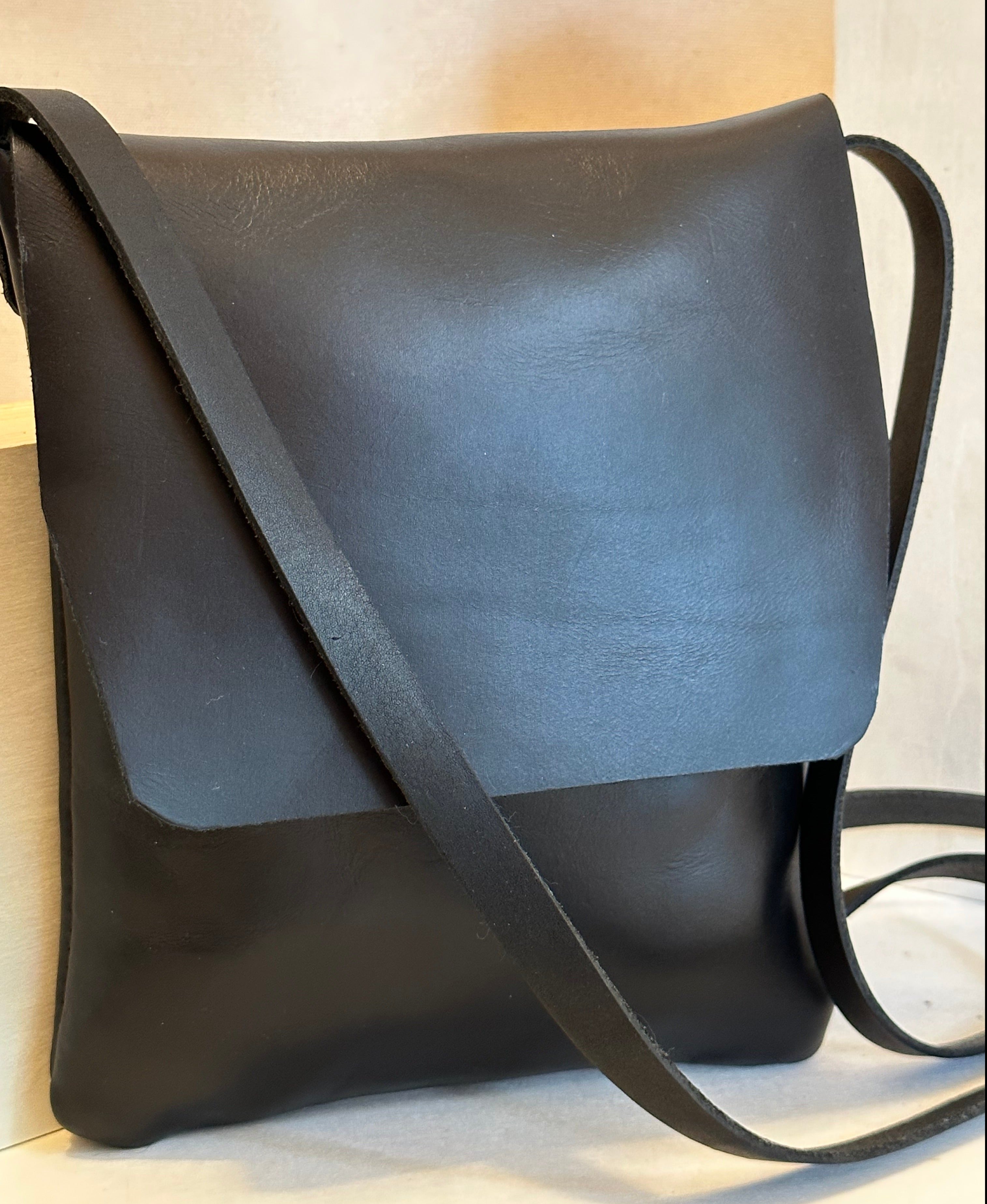 Shining Rock Goods Essential Black cross body handbag- small and compact with plenty of room to carry your essentials perfect little treat for yourself or as a gift.