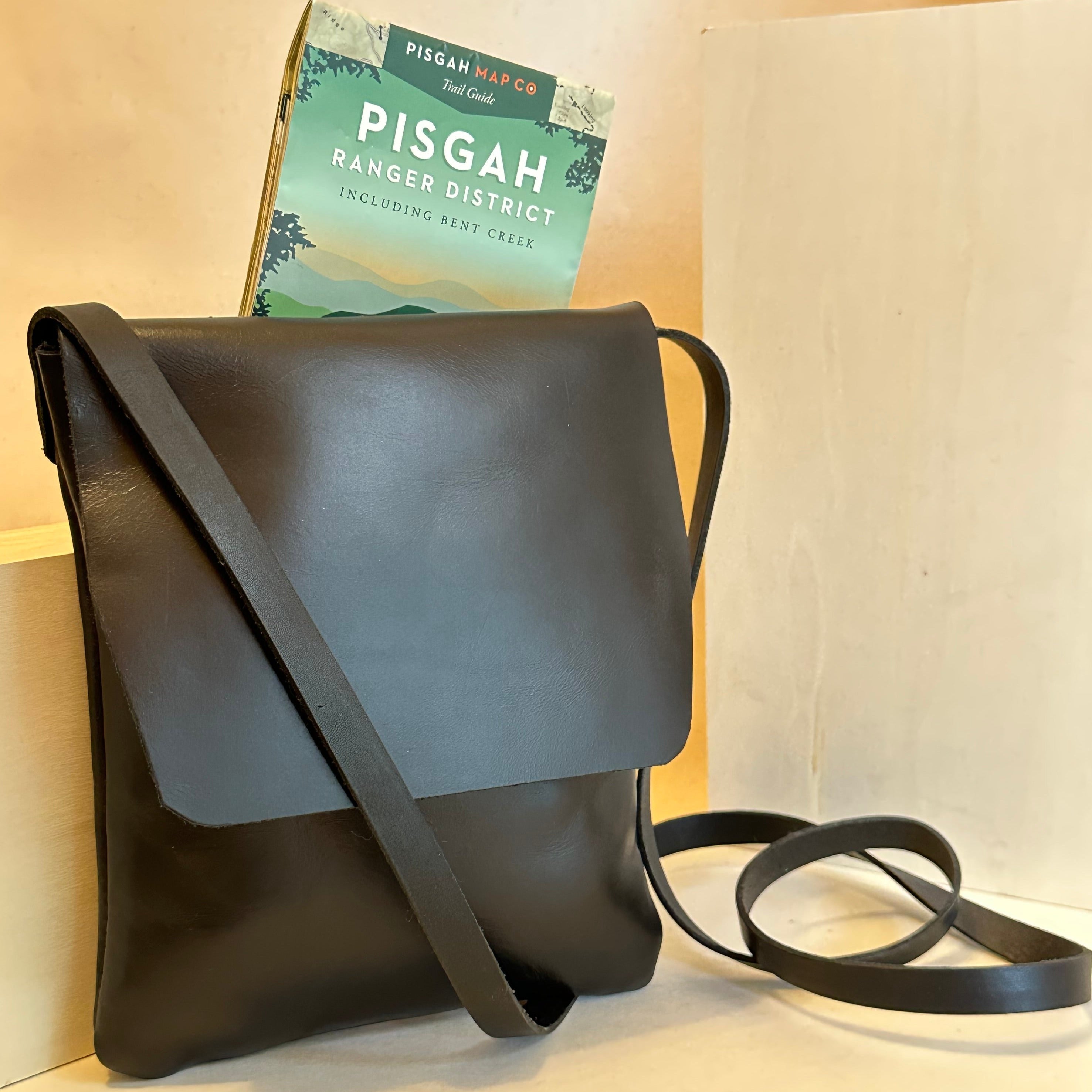 Shining Rock Goods Essential Black cross body handbag- small and compact with plenty of room to carry your essentials perfect little treat for yourself or as a gift.